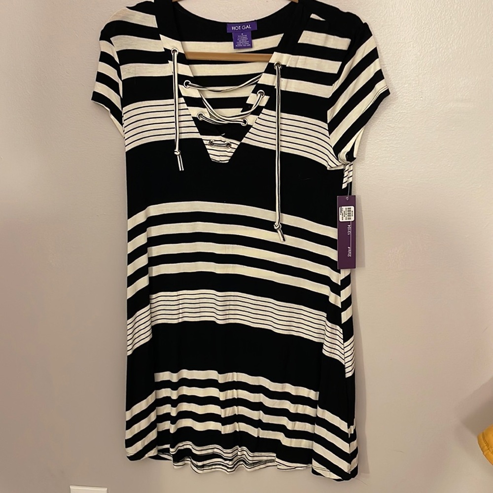 NEW with tags - Womens HOT GAL strip dress